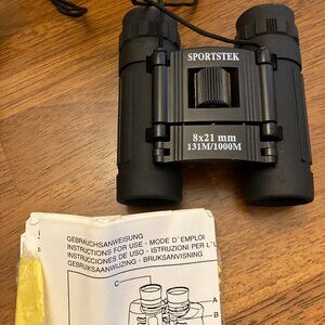 Sportstek 8x21 Compact Binoculars – New in Box